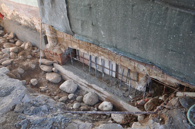 Foundation Stabilization Work